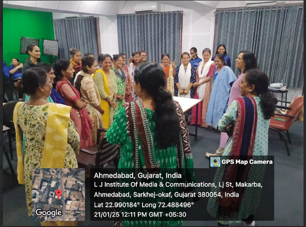 L J Institute of Media and Communications Ahmedabad Training  Workshop  Communication Sewa photo 41